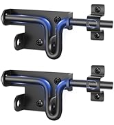 TRIPLE DEER Heavy Duty Slide Bolt Gate Latch, Sliding Bolt Door Lock with Padlock Hole, Slide Bol...