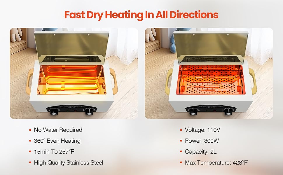 powerful fast heating