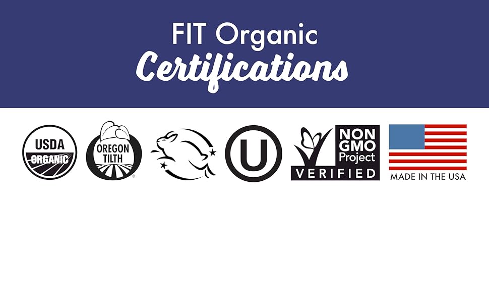Fit Organic Certifications