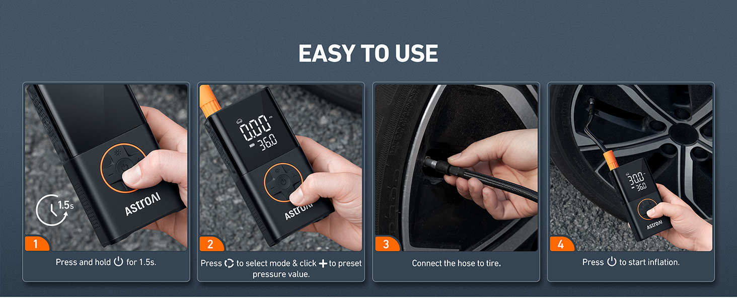 tire inflator portable air compressor