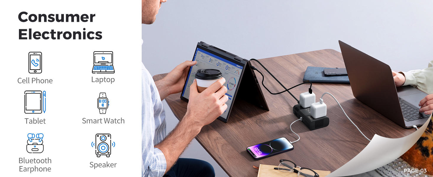 converter for cell phone laptop