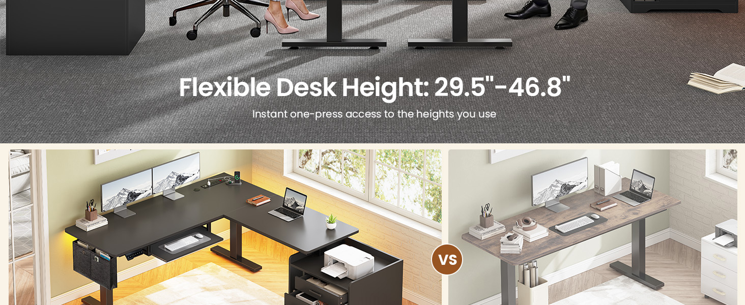 l shaped desk