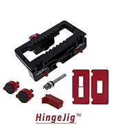 Milescraft 1226 Hinge Jig – Self Clamping Door Hinge Jig, Door Hinge Mortiser. Hinge Templates Ro...