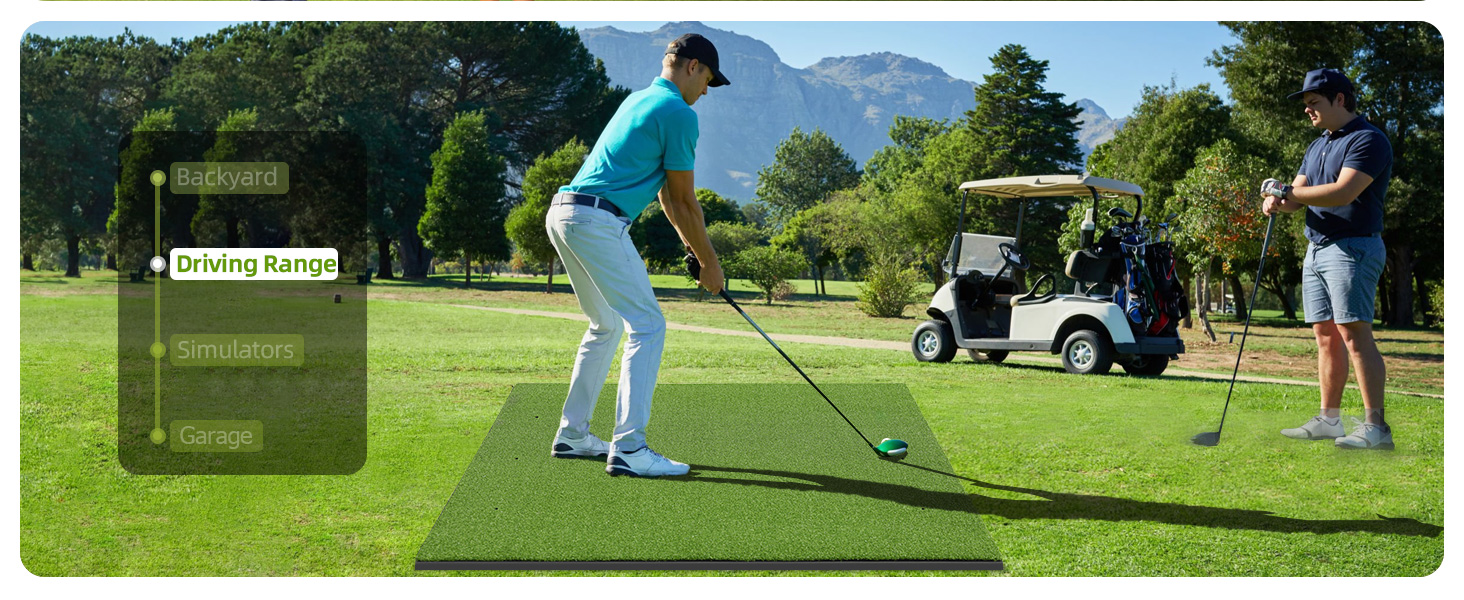 commercial grade large golf mats practice outdoor driving range