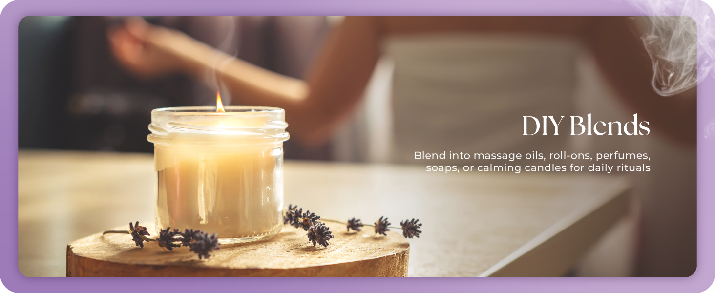 A lady taking bath in a tub with water infused with lavender essential oil from SIVA