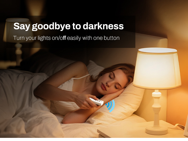 Wireless Remote Control Outlet with 2 Individual Switch Control