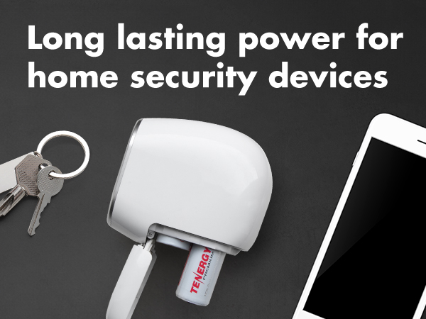 long lasting power for home security devices