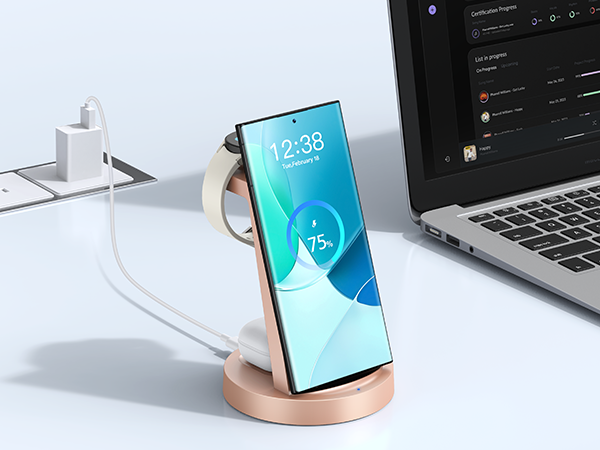 3-in-1 wireless samsung charger station