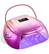 Makartt UV Nail Lamp – 30W Fast Curing UV Light with Handle Rechargeable Cordless Nail Dryer for ...