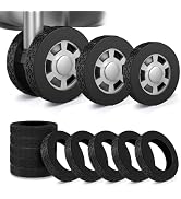DGMDGS 10 Pack Luggage Wheel Covers, 3 Size Protector Cover for 2.09-2.36