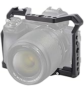 Full Camera Cage for Nikon Z50, Aluminum Alloy Protective Video Camera Rig with 1/4 3/8 Inch Hole...