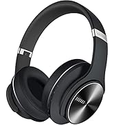 DOQAUS Bluetooth Headphones Over Ear, 52 Hours Playtime Wireless Headphones with 3 EQ Modes, Nois...
