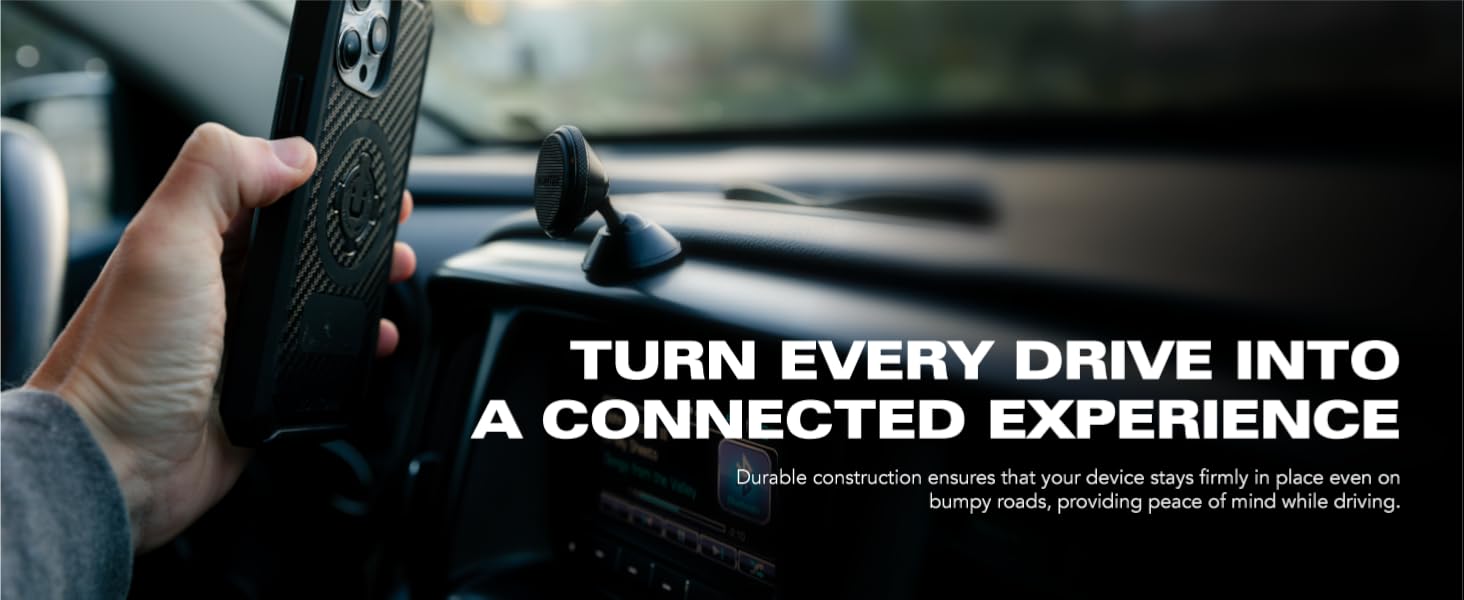 hands free; magnetic rokform car mount; phone holder; metal; sticky; strong; secure; mini adapter