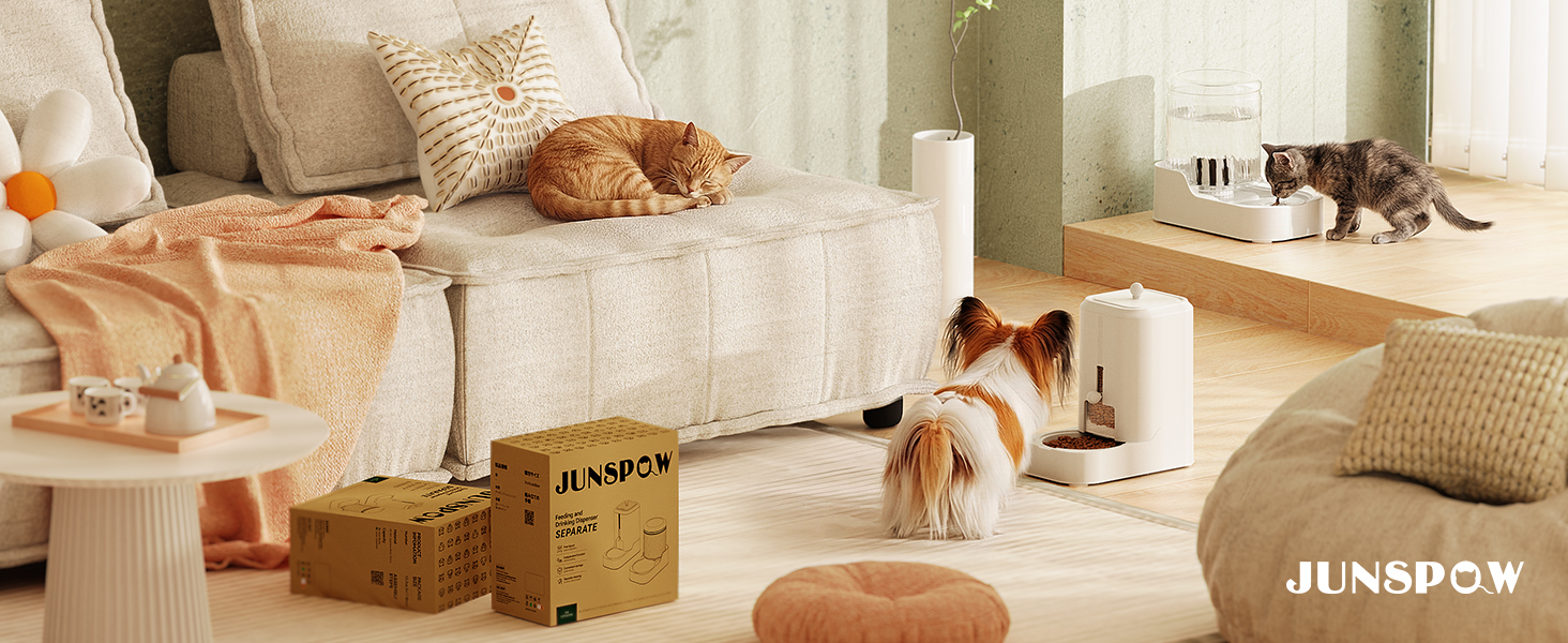 Pet Feeder and Water Dispenser