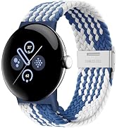 Eiavike Stretchy Braided Bands Compatible with Google Pixel Watch/Pixel Watch 2, Adjustable Elast...