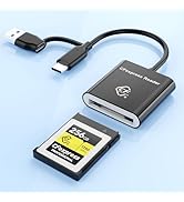CFexpress Type B Card Reader with USB 3.2 (Gen 2) 10Gbps, USB-C&USB-A 2-in-1 Type B CFexpress Ada...