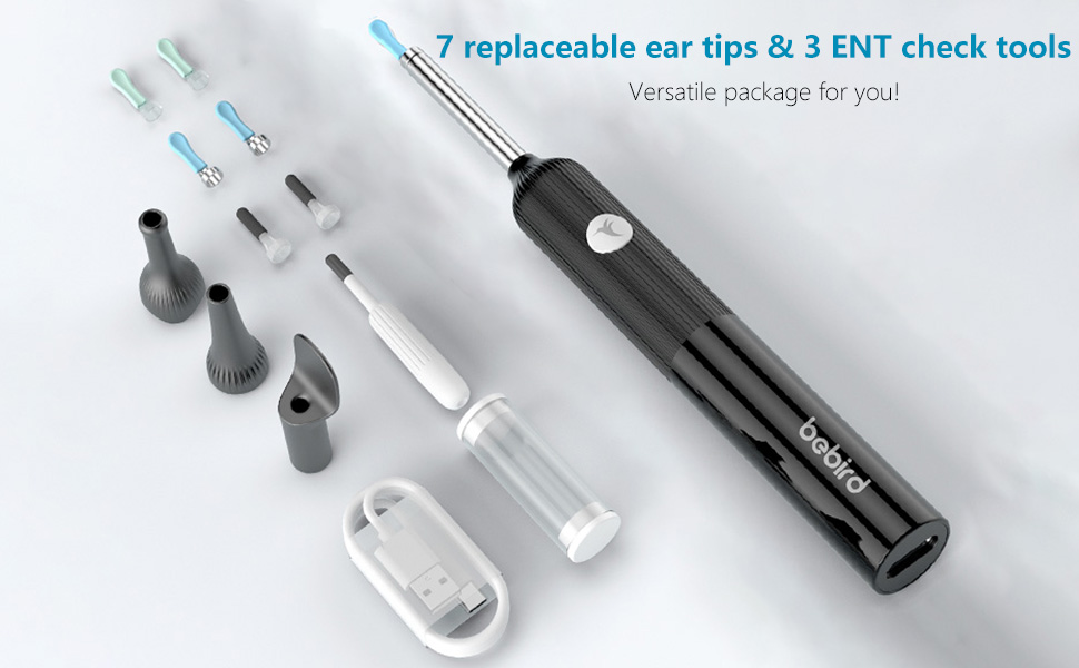 Spade Ear Canal Cleaner with Camera 1080P Earscope