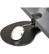 MAX SMART Clamp on Mouse Platform, Clip on Mouse Pad, Rotating 360, Easy Slide Out Tray, Suitable...