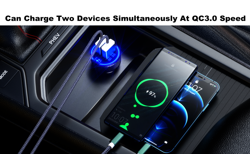 Can Charge Two Devices Simultaneously At QC3.0 Speed