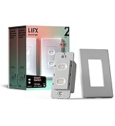 LIFX Smart Switch, in-Wall Wi-Fi Smart Touch Switch (White 2-Pack)