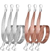 6Pcs Universal Automotive Ground Strap,12" x 1/2" Professional Vehicle Grounding Strap Cable, Bra...