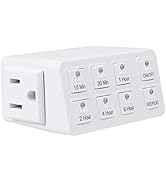 BN-LINK Indoor Countdown Timer with Repeat Function, Heavy Duty Accurate Compact Size for Charger...