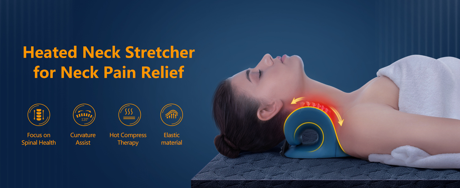 Cervical Neck Traction pillow just 10 minutes for neck pain relief.