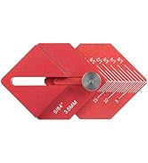 Mulcort Trim Carpentry Tools Woodworking Measuring Ruler Finishing Work Multi-Tool for Measuring ...