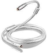 Impeto Digital Coaxial Audio Cable RCA Male 75 Ohm - SPDIF Coax Cable with Silver-Plated Core &amp; D...