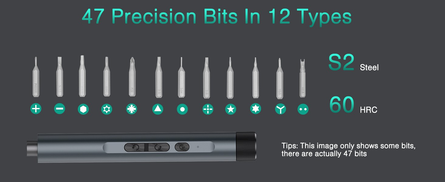 Mini Electric Screwdriver, 3.6V Precision Screwdriver Set