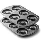 Bellemain Premiere Donut Pan for Baking | Nonstick 12.5 x 8.5” Doughnut Pan with 6-Doughnut Molds...