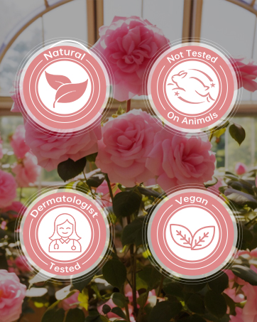 Natural, Not Tested On Animals,Dermatologist Tested, Vegan