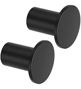 SAYAYO Modern Black Coat Hooks Wall Mounted, Towel Hooks for Bathrooms Robe Hooks, Heavy Duty Wal...
