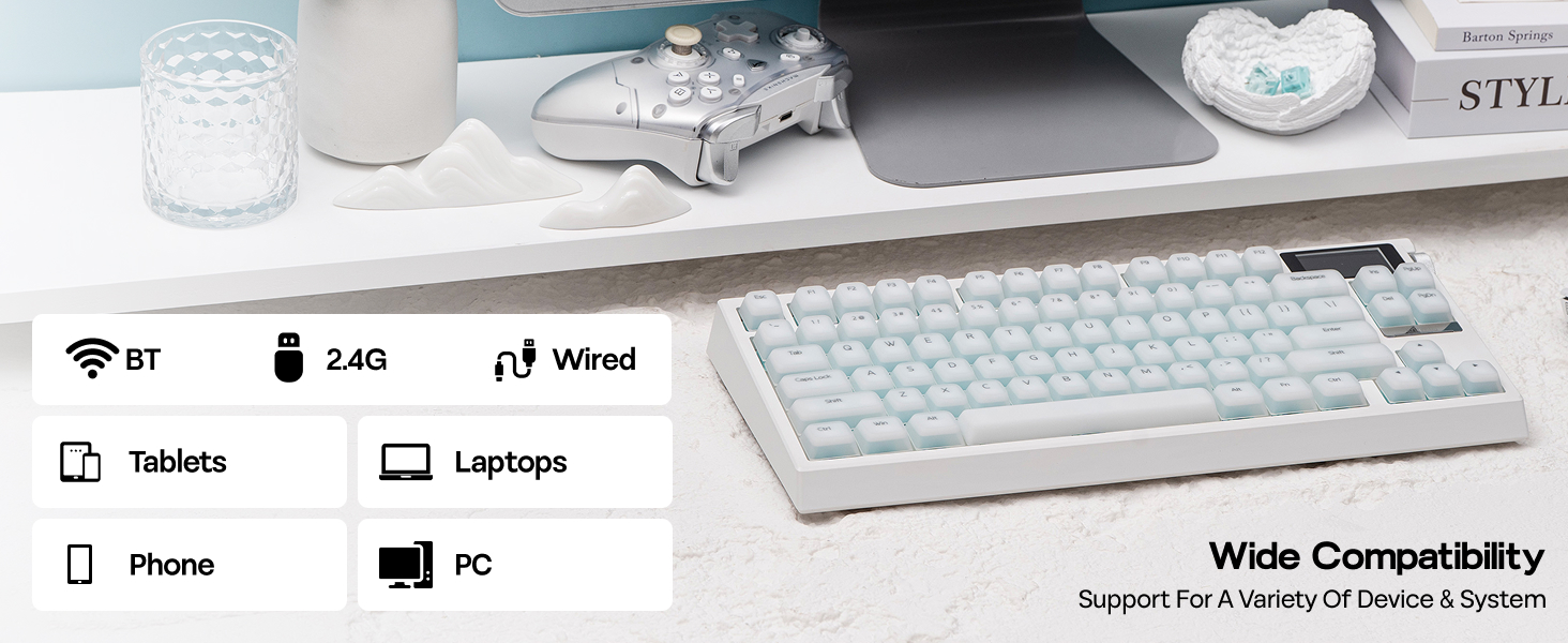 G84 PRO Mechanical Keyboard with Silicone Keycaps