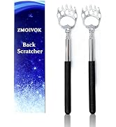 ZMOIVOK 2 Pcs Back Scratcher Extendable,Metal Bear Claws Back Scratchers,Backscratche for Men, Wo...