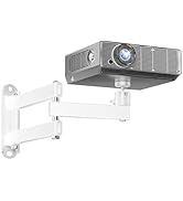 WALI Foldable Projector Wall Mount Universal Adjustable Wall Projector Mount Aluminum Alloy Proje...