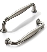 khtumeware 10 Pack 5 Inch(128mm) Brushed Satin Nickel Heavy Duty Solid Cabinet Handles Cabinet Pu...