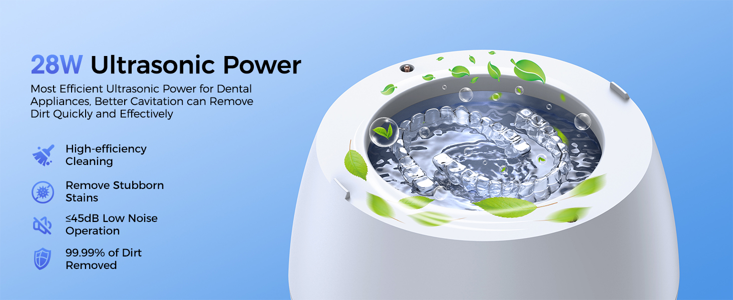 ultrasonic denture cleaner