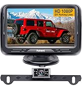 Rohent Backup Camera Monitor HD 1080P Night Vision Waterproof Car Truck License Plate Back Up Rea...