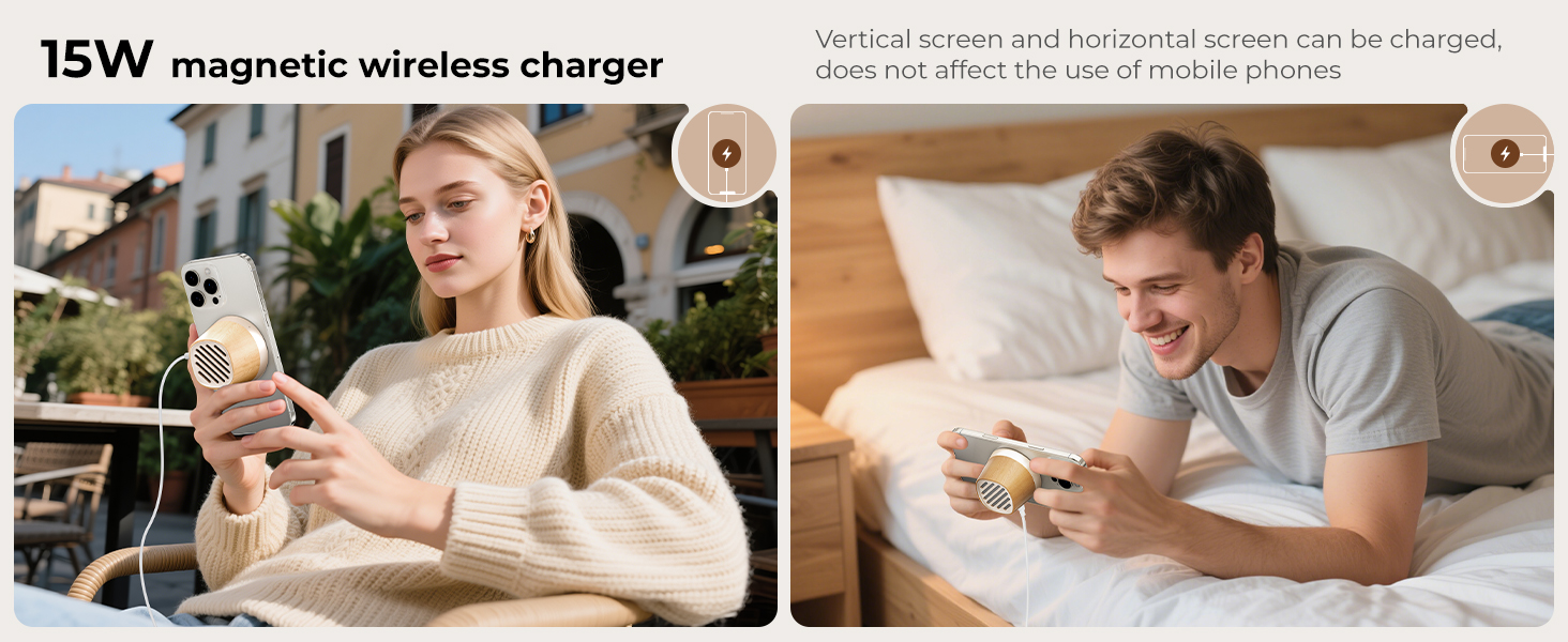 15W Magnetic Wireless Charger 