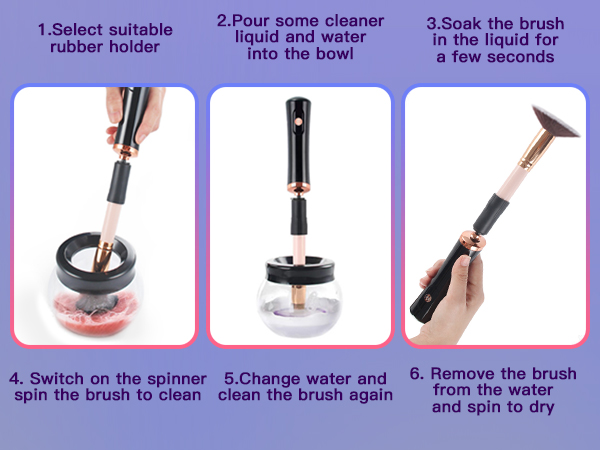 makeup brush cleaner
