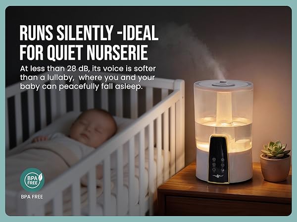RUNS SILENTLY -IDEAL FOR QUIET NURSERIE