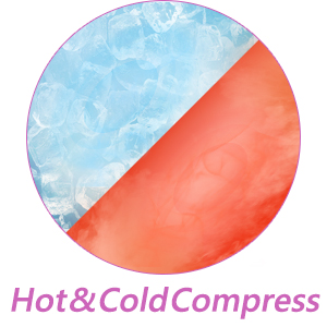 moist heat eye compress &amp; cold compress therapy