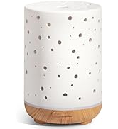 InnoGear Essential Oil Diffuser, 150ml Ceramic Diffuser Ultrasonic Air Diffusers Humidifier Cool ...