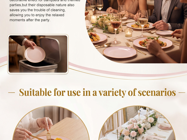 Pink Plastic Plates