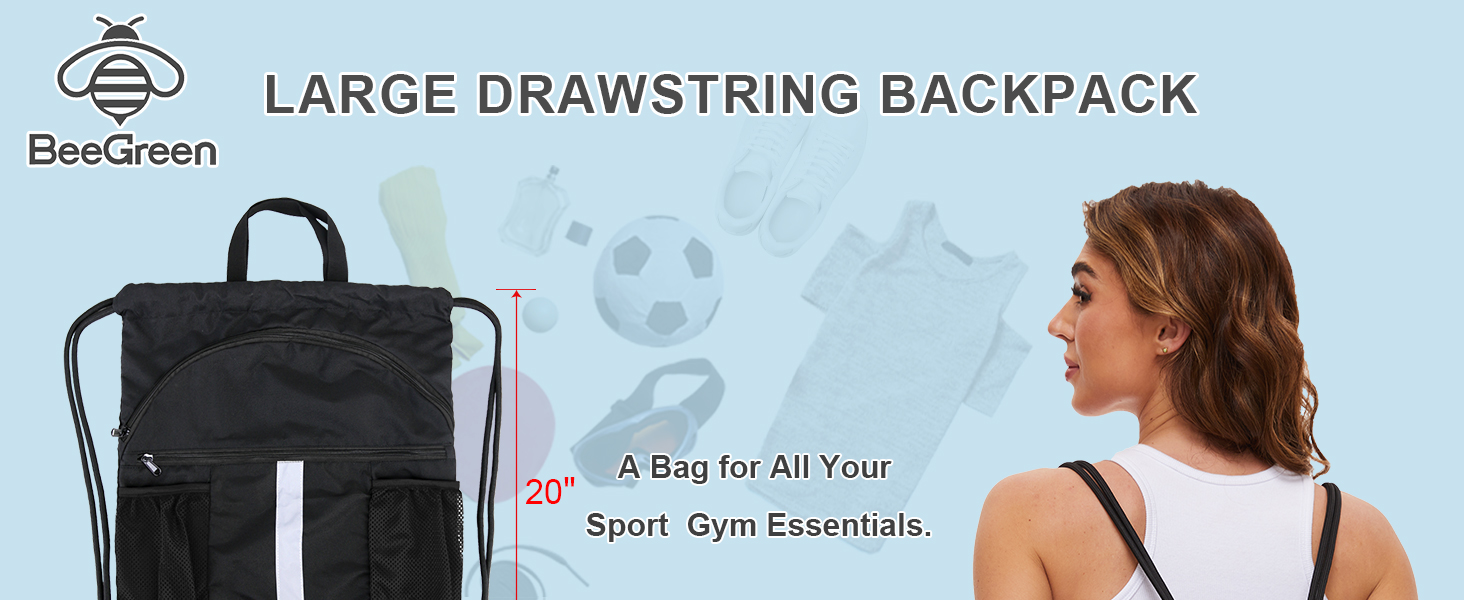 drawstring backpack