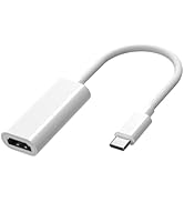 AISONK USB C to HDMI Cable White Braided Wire 4K 60HZ Type C to HDMI Adapter Replacement for Huaw...