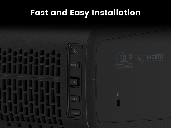 BenQ W2720i projector offers an effortless setup with intuitive installation features
