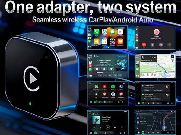 one adapter,two system