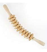 Liitrton Wood Therapy Fasci Massage Tools, Curved Wooden Massage Roller Cellulite Reduction and M...